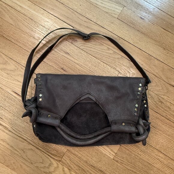 Free People Studded Tote Bag NWOT - Picture 6 of 10